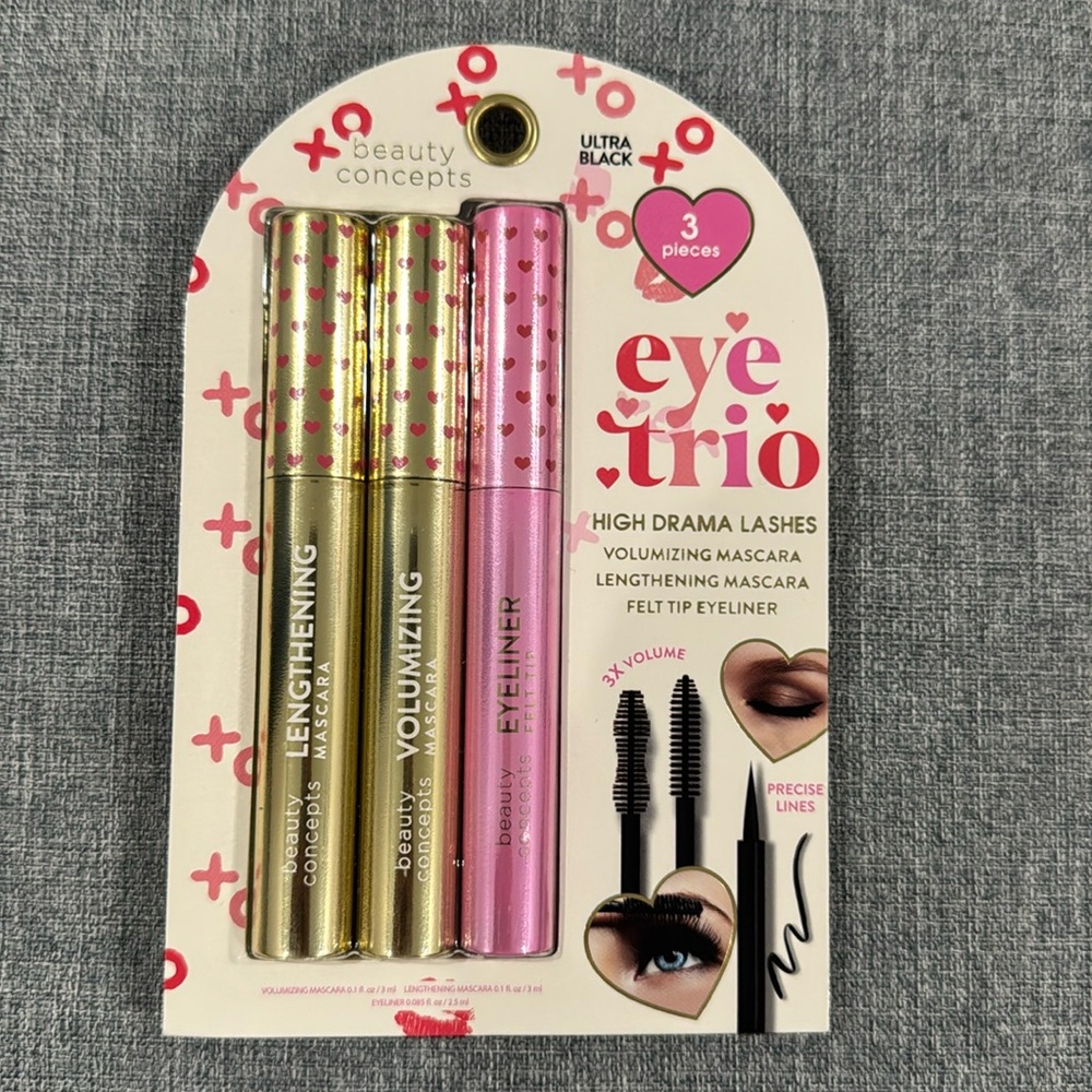 Beauty Concepts Eye Trio Mascara- NEW